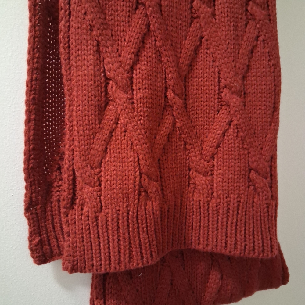 Forever 21 Burgundy Knit Scarf - Picture 2 of 9